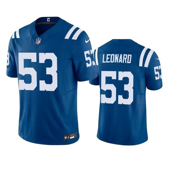 Mens Youths Kids Womens 53 Darius Leonard VaporStitched Royal Jersey